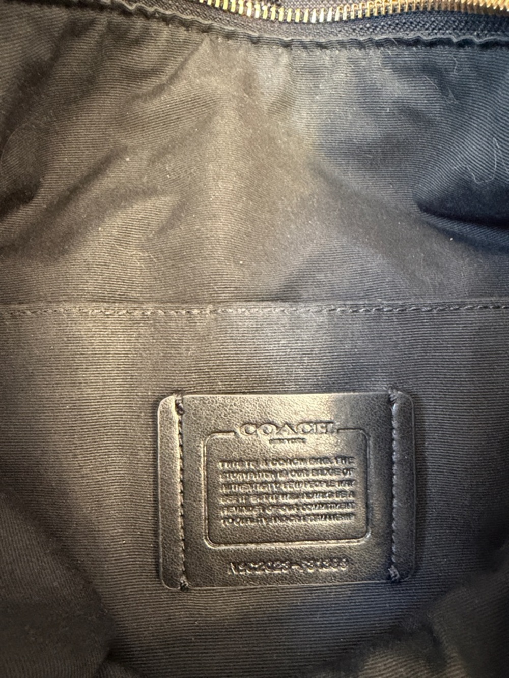 Coach Black Leather Shoulder Bag - Picture 14 of 16